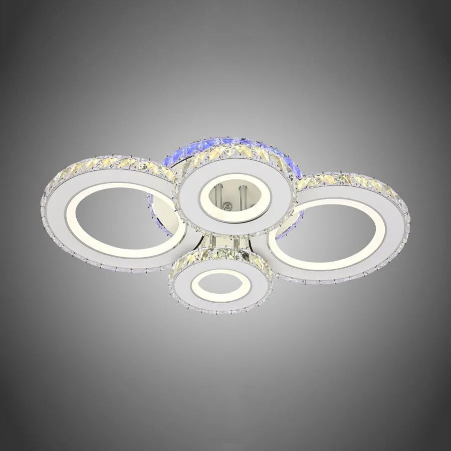LUST LED RGB Natara s diaľkovým ovládaním, 136W, biela, RGB