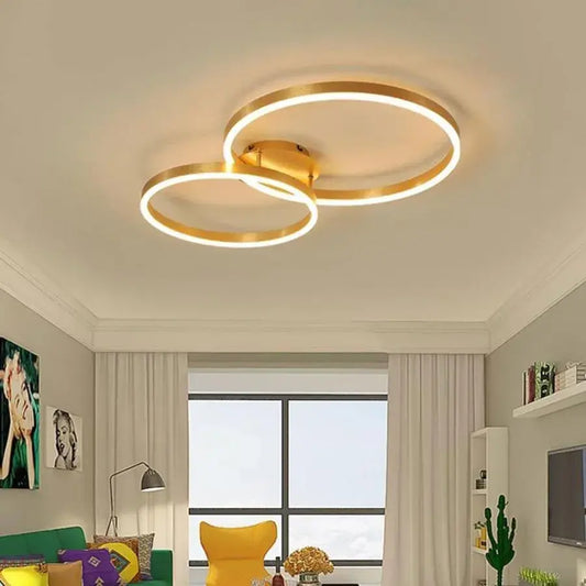 LED ORION LED s diaľkovým ovládaním, 100W, stmievacia, zlatá