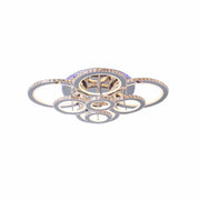 LED LED LED Crystal RGB s diaľkovým ovládaním Lia 182W Smuteble White Silver