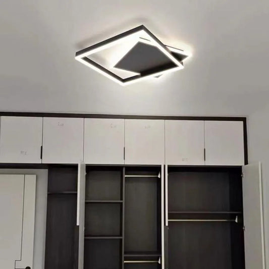LED luster s diaľkovým ovládaním SCIOSO 104W, studené/teplé/neutrálne svetlo, stmievateľné, čierny