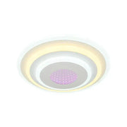 LULUS LED 3D NIVARA ROTTONA, Priemer 30 cm, 20W RGB, biele, studené/horúce/neutrálne svetlo