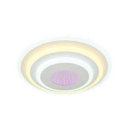 LULUS LED 3D NIVARA ROTTONA, Priemer 30 cm, 20W RGB, biele, studené/horúce/neutrálne svetlo