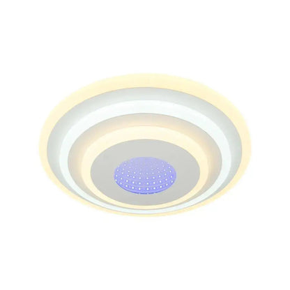 LULUS LED 3D NIVARA ROTTONA, Priemer 30 cm, 20W RGB, biele, studené/horúce/neutrálne svetlo