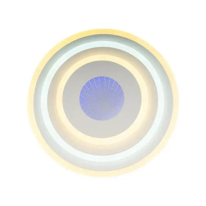 LULUS LED 3D NIVARA ROTTONA, Priemer 30 cm, 20W RGB, biele, studené/horúce/neutrálne svetlo