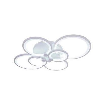 LED LULUS s Alha, 168W, SMOLNÁ, ACryl, Biely diaľkový ovládač