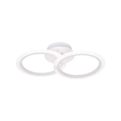 LED luster s betty diaľkovým ovládaním, 28W, 2 kruhy, studené/horúce/neutrálne svetlo, nestabilné, biele