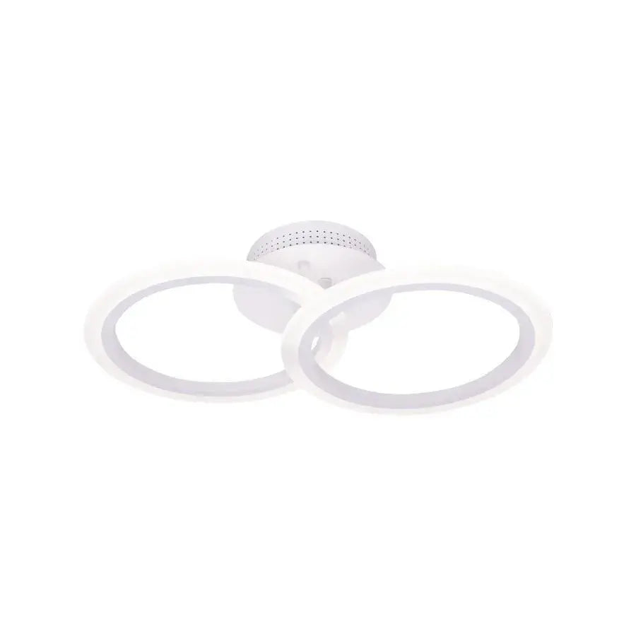 LED luster s betty diaľkovým ovládaním, 28W, 2 kruhy, studené/horúce/neutrálne svetlo, nestabilné, biele