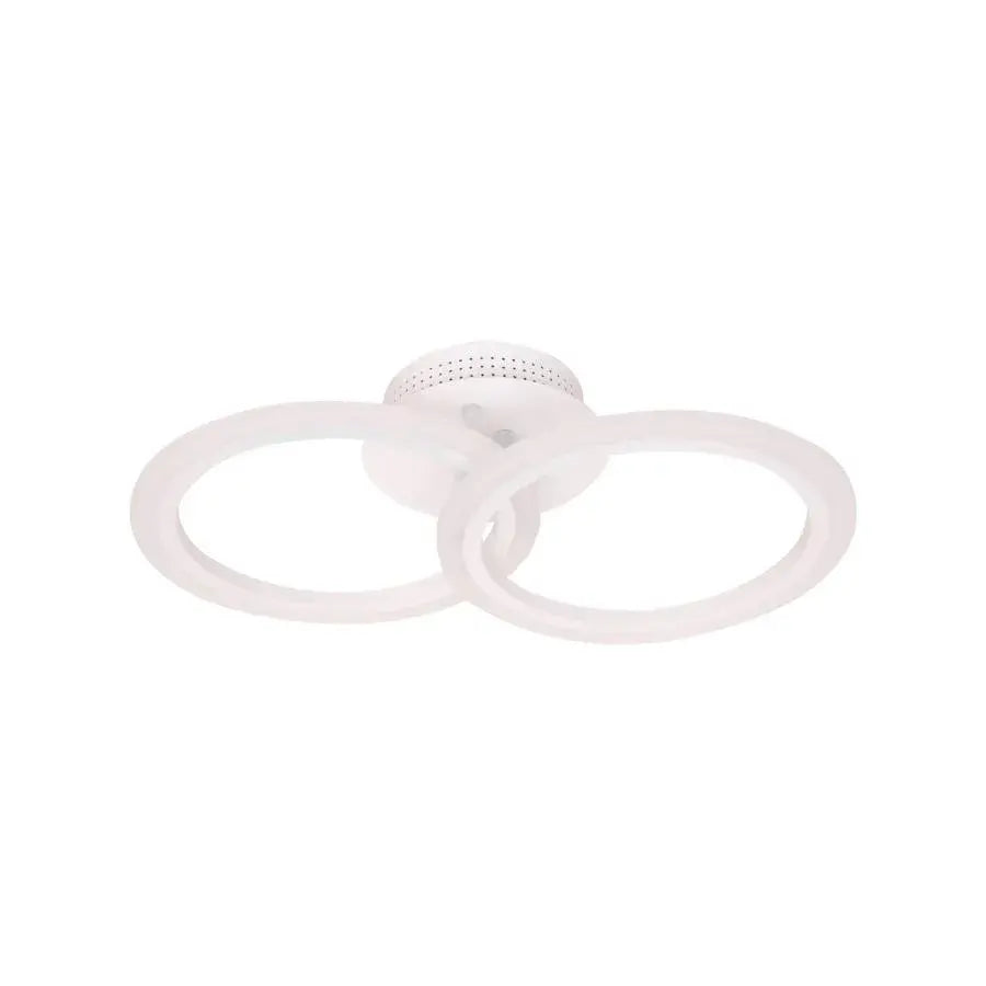 LED luster s betty diaľkovým ovládaním, 28W, 2 kruhy, studené/horúce/neutrálne svetlo, nestabilné, biele
