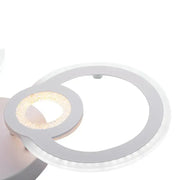 LED luster s diaľkovým ovládaním Kade, 80 W, 3 kruhy, studené/horúce/neutrálne svetlo, nestabilné, biele
