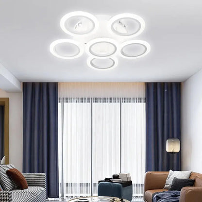 LED luster s bohémskym diaľkovým ovládaním, 50W, nemilosrdné, biele