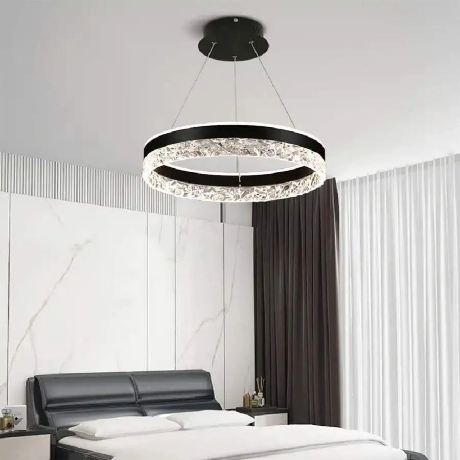 LED túžba s diaľkovým ovládaním 124 W čierny