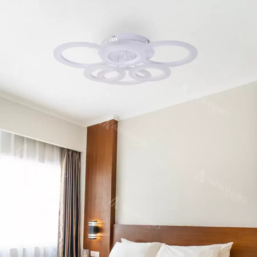 LED túžba s diaľkovým ovládaním EVANA 120W SMOLNÁ BIELA