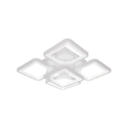 LED luster s FELE, 80W, SMIELNA, Biely diaľkový ovládač