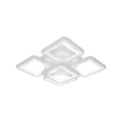 LED luster s FELE, 80W, SMIELNA, Biely diaľkový ovládač