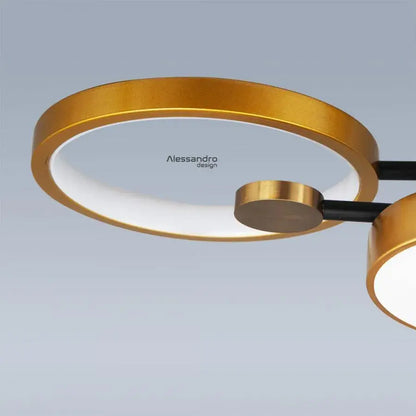 Led Lulus s prestavanými skupinami, 152 W, čierna so zlatom, nestabilná