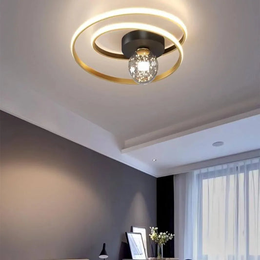 Led Lulus s LED LED LED 96 W čiernym zlatom
