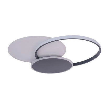 LED luster s diaľkovým ovládaním MENSA, 144W, biela s čiernou, akrylovou, Daisy
