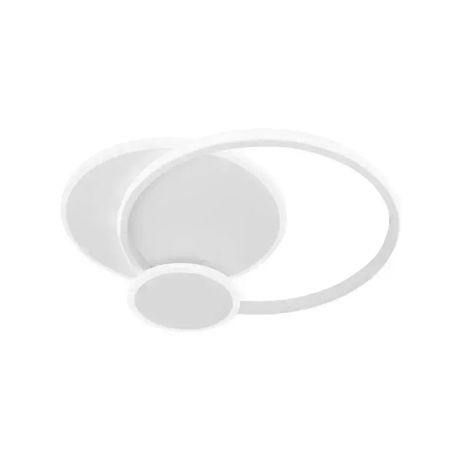 LED luster so silvianskym diaľkovým ovládaním s 3 kruhmi 58 W Cold/Hot/White Neutrál biela