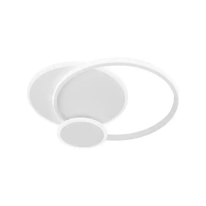 LED luster so silvianskym diaľkovým ovládaním s 3 kruhmi 58 W Cold/Hot/White Neutrál biela