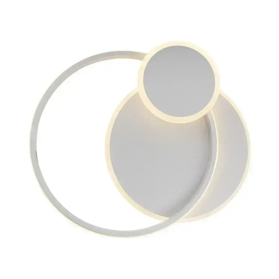 LED luster so silvianskym diaľkovým ovládaním s 3 kruhmi 58 W Cold/Hot/White Neutrál biela
