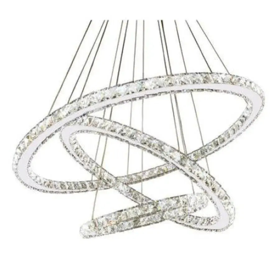 LED kryštál LULUS s diaľkovým ovládaním 36W striebra