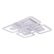 LED luster s diaľkovým ovládaním Tiana, 107W, biela, akrylová, nestabilná
