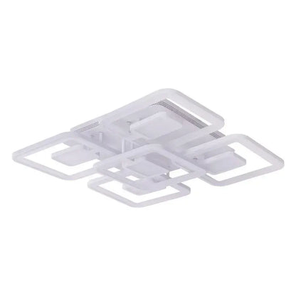 LED luster s diaľkovým ovládaním Tiana, 107W, biela, akrylová, nestabilná