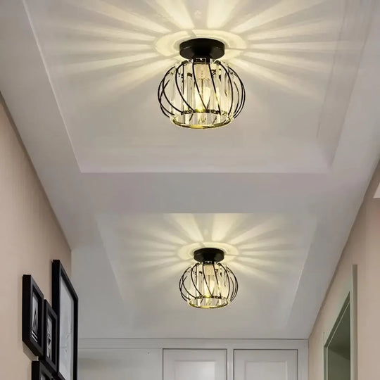 Luster Monica, 1 X E27, Ø 16 cm, čierny, kov / sklo Klasické lustre Predvolený názov Alessandro Design