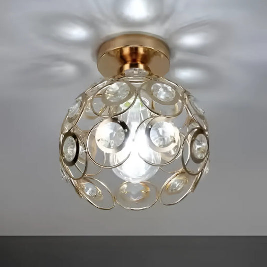 Rossi Crystal Luster, 1*E27, kov, zlato