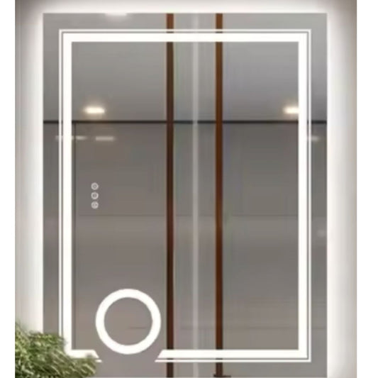 Zrkadlové obdĺžnikové obdĺžniky 60x80cm Magia Canto Touch System Dumable Defrition