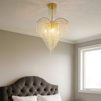 Luster Crystal Soner 4x E27 zlato