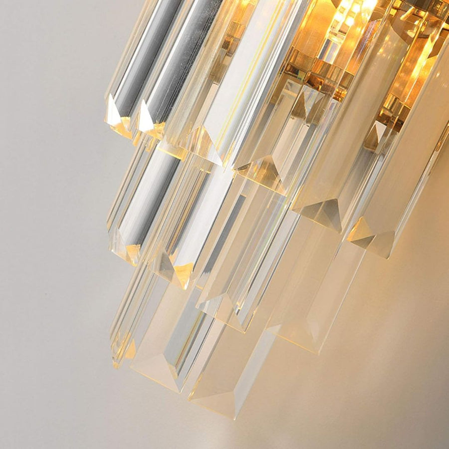Aplica Candelabru Cristal BLOIS Piccolo, 2xE14, Auriu