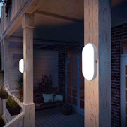 Vonkajšie nástenné LED svietidlo, 12W, IP65, biele, teplé svetlo 3000K, kov