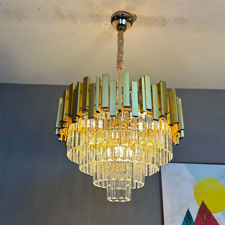 Candelabru Diego 5x E14 zlatý