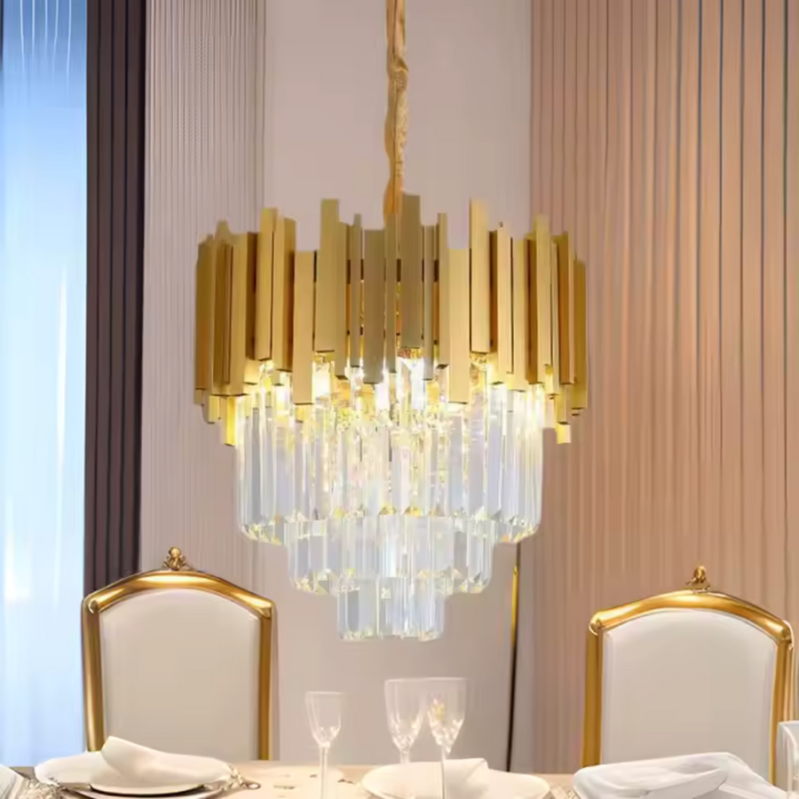 Candelabru Diego 5x E14 zlatý