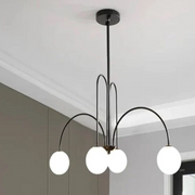Luster Torino, 5*e27, čierny, kov