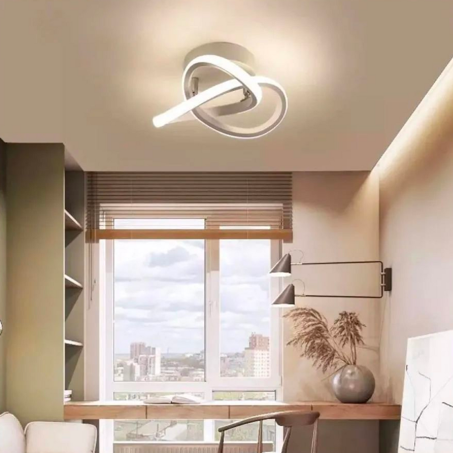 LED LED vrcholy nekonečné, 42 W, 2 kruhy, studené/horúce/neutrálne svetlo, biele