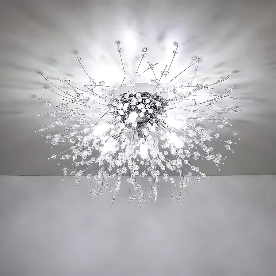 Rondo Vivace Crystal Less, 6x G9, 49 cm, chróm