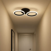 Lustra LED MARA 19W, 2 Cercuri, lumina Rece/Calda/Neutra, Negru