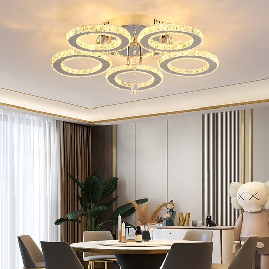 LED túžba s diaľkovým ovládaním a krištáľové anubis 61w