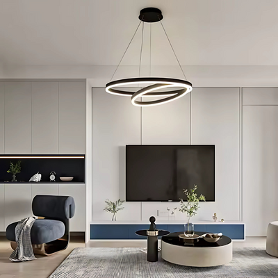 LED LED LED AMELIA 4000K 31W 49,9 cm čierna