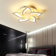 LED luster s diaľkovým ovládaním LOTUS, 65 W, 5 okvetných lístkov, studené/horúce/neutrálne svetlo, nestabilné, biele