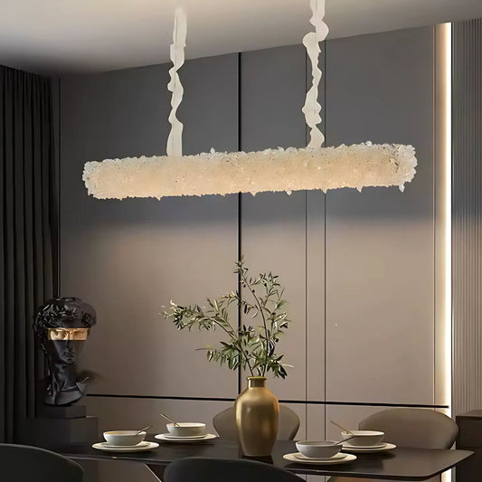 Candelabru Cristal HOHENZOLLERN Imperio, 38W, Lumina Calda/Rece/Neutra, Lungime 100cm, Auriu, Inaltime Reglabila