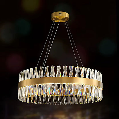 Giuseppe LED luster s diaľkovým ovládaním, Daisy, priemer 80 cm, zlato