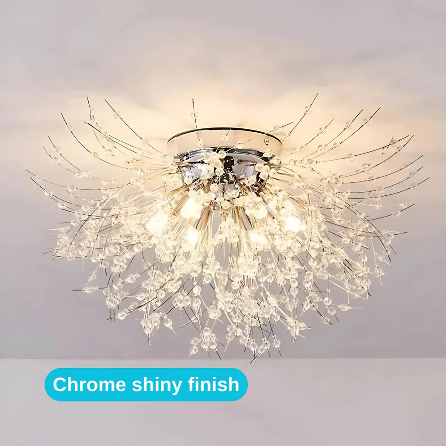 Crystal Luster Rondo Vivace, 6x G9, Chrome, 49 cm