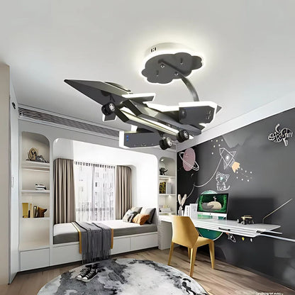 FIGHTER LED luster, 100W, Studené/Teplé/Neutrálne svetlo, Strieborný