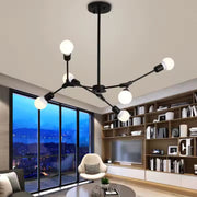 Architekt Octa, 6x E27, čierny, kov