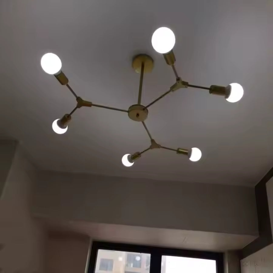 Architekt Octa, 6x E27, čierny, kov