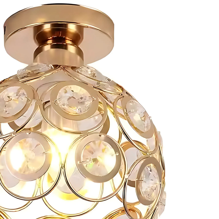 Rossi Crystal Luster, 1*E27, kov, zlato