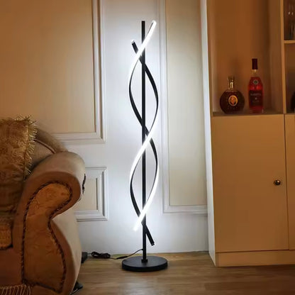 LED LED Upsilon, 48 W, 3000K/4000K/6000K, kov a akryl, čierna